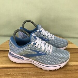 Brooks Adrenaline GTS 22 Womens Running Shoes Blue Pink Size 6.5 Medium B